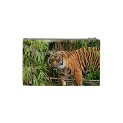 Tiger 1 Cosmetic Bag (Small) from ArtsNow.com Back