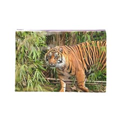 Tiger 1 Cosmetic Bag (Large) from ArtsNow.com Front