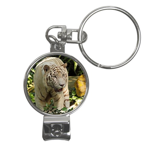 Tiger 2 Nail Clippers Key Chain from ArtsNow.com Front