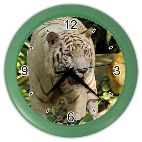 Tiger 2 Color Wall Clock from ArtsNow.com Front