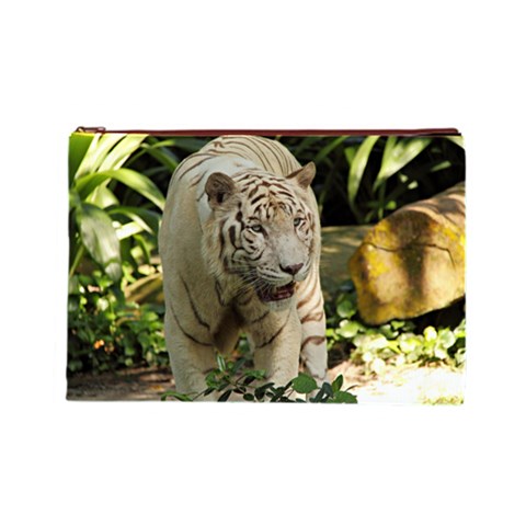 Tiger 2 Cosmetic Bag (Large) from ArtsNow.com Front