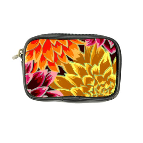 Golden Flowers Custom Coin Purse from ArtsNow.com Front