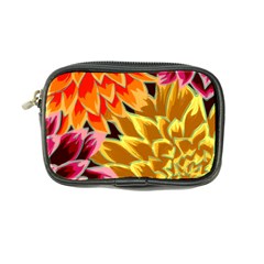 Golden Flowers Custom Coin Purse from ArtsNow.com Front