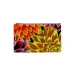 Golden Flowers Custom Cosmetic Bag (Small)