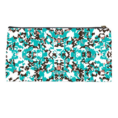 Turquoise Delight Custom Pencil Case from ArtsNow.com Back