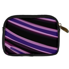 Purple Tiger Custom Digital Camera Leather Case from ArtsNow.com Back