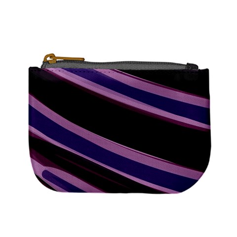 Purple Tiger Custom Mini Coin Purse from ArtsNow.com Front