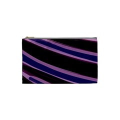 Purple Tiger Custom Cosmetic Bag (Small) from ArtsNow.com Front