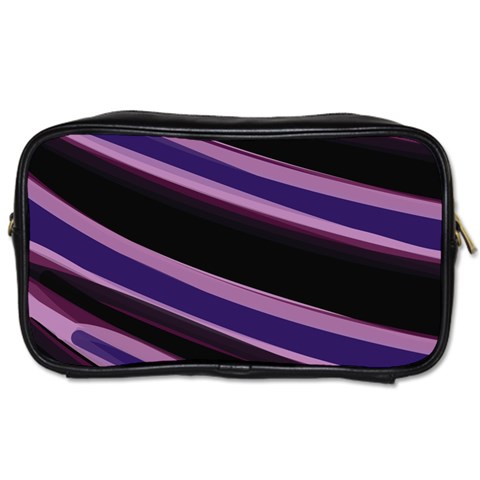 Purple Tiger Custom Toiletries Bag (One Side) from ArtsNow.com Front