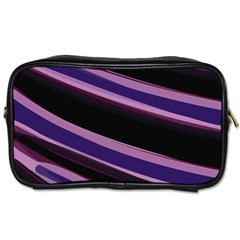 Purple Tiger Custom Toiletries Bag (Two Sides) from ArtsNow.com Front