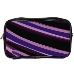 Purple Tiger Custom Toiletries Bag (Two Sides) from ArtsNow.com Back