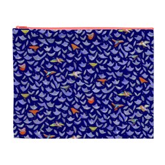 Bluebird Custom Cosmetic Bag (XL) from ArtsNow.com Front