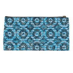 Cool Blue Custom Pencil Case from ArtsNow.com Back