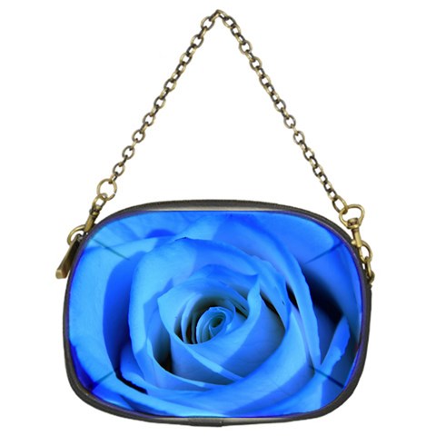 Blue Rose Custom Chain Purse (One Side) from ArtsNow.com Front