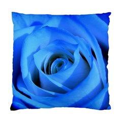 Blue Rose Custom Cushion Case (Two Sides) from ArtsNow.com Front