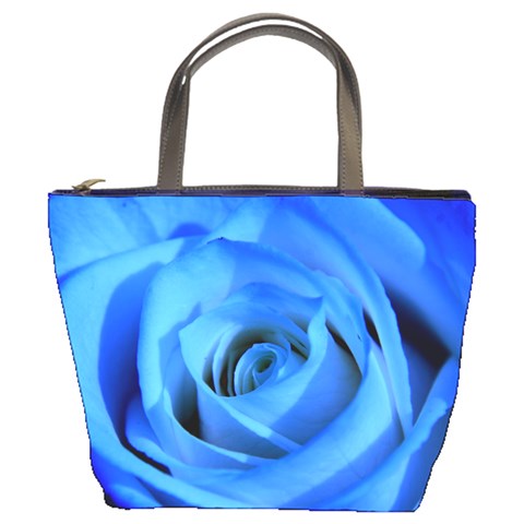 Blue Rose Custom Bucket Bag from ArtsNow.com Front