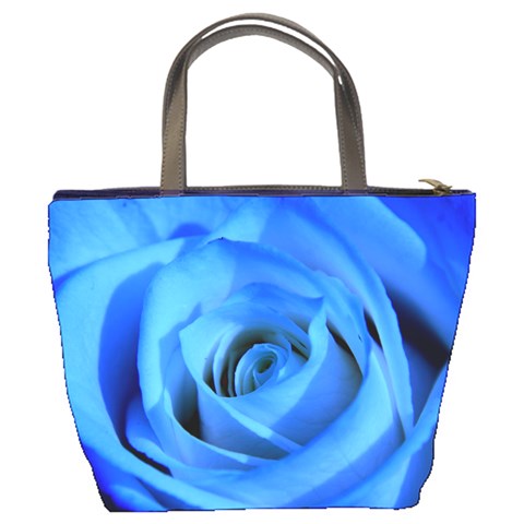 Blue Rose Custom Bucket Bag from ArtsNow.com Back