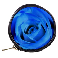 Blue Rose Custom Mini Makeup Bag from ArtsNow.com Back