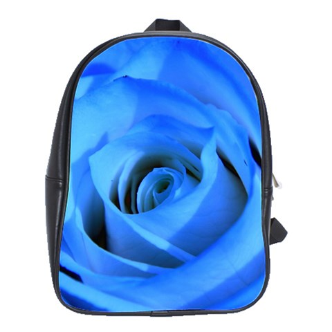 Blue Rose Custom School Bag (Large) from ArtsNow.com Front