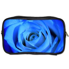 Blue Rose Custom Toiletries Bag (Two Sides) from ArtsNow.com Front