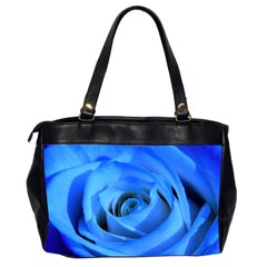 Blue Rose Custom Oversize Office Handbag (Two Sides) from ArtsNow.com Back