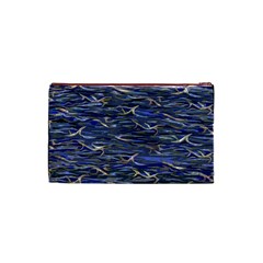 Blue Guile Custom Cosmetic Bag (Small) from ArtsNow.com Back