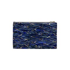 Blue Guile Custom Cosmetic Bag (Small) from ArtsNow.com Back