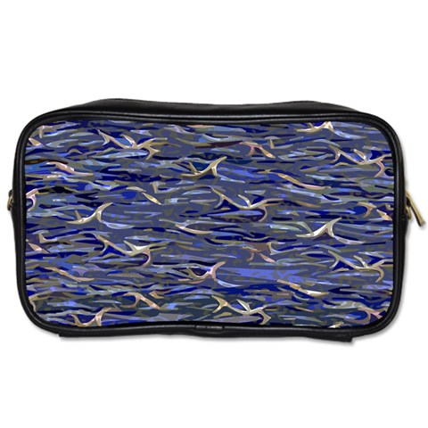 Blue Guile Custom Toiletries Bag (Two Sides) from ArtsNow.com Front