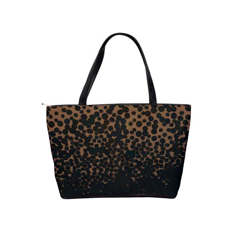 Brown Leopard Custom Classic Shoulder Handbag from ArtsNow.com Back