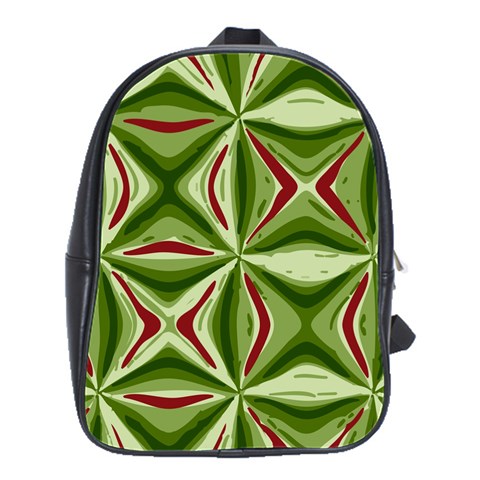 Kaleidoscope Custom School Bag (Large) from ArtsNow.com Front