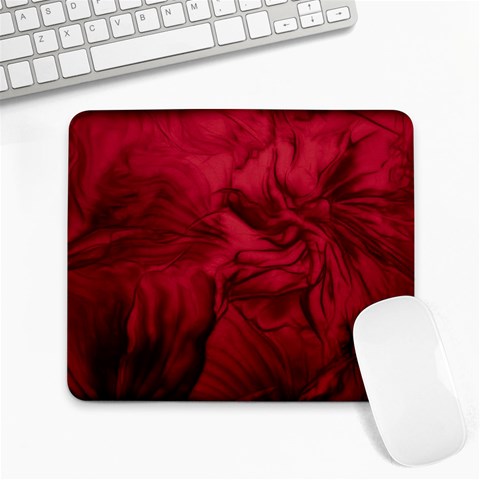 red swirl Large Mousepad from ArtsNow.com Front