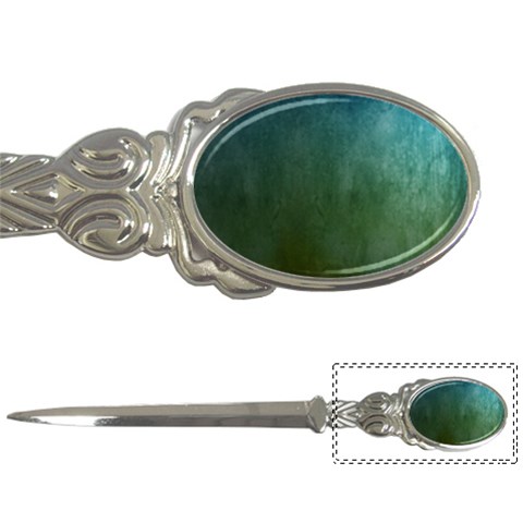 blue/green Letter Opener from ArtsNow.com Front