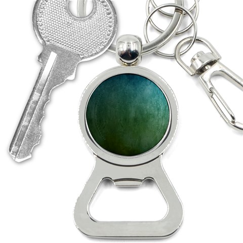 blue/green Bottle Opener Key Chain from ArtsNow.com Front