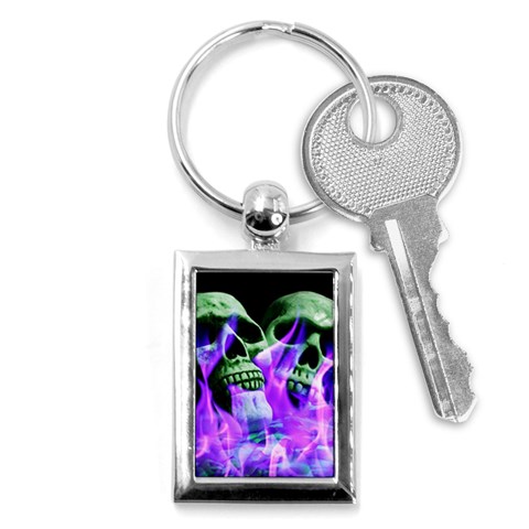 skulls  Key Chain (Rectangle) from ArtsNow.com Front