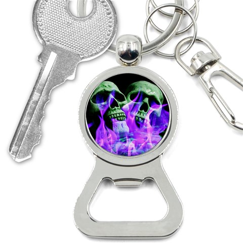 skulls  Bottle Opener Key Chain from ArtsNow.com Front