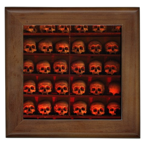 skulls  Framed Tile from ArtsNow.com Front