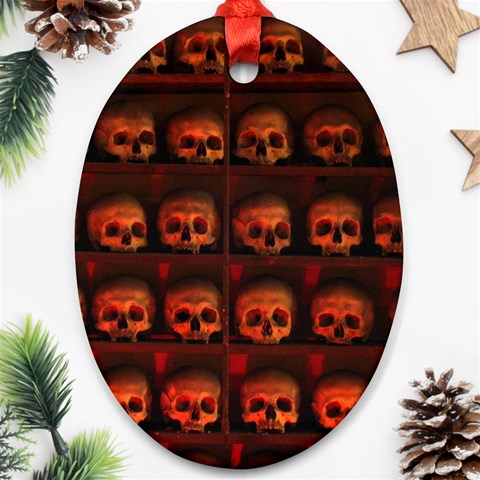 skulls  Ornament (Oval) from ArtsNow.com Front