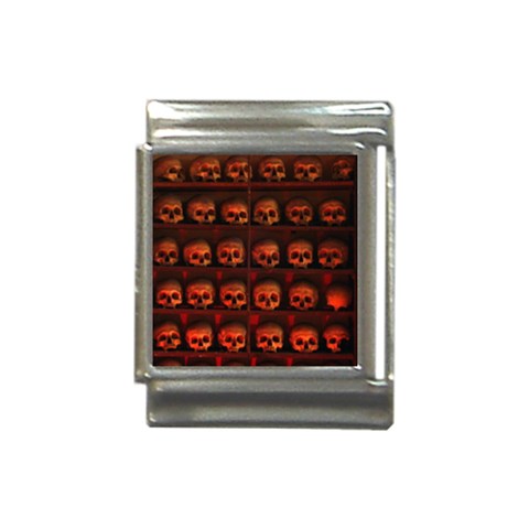 skulls  Italian Charm (13mm) from ArtsNow.com Front