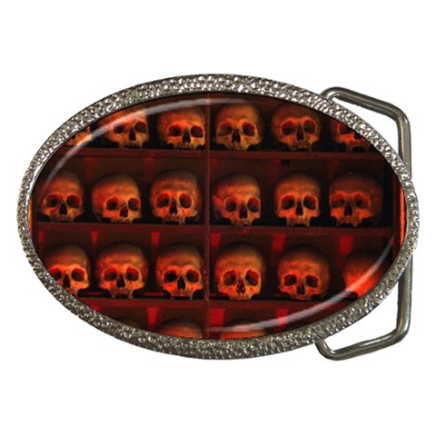 skulls  Belt Buckle from ArtsNow.com Front