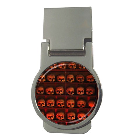 skulls  Money Clip (Round) from ArtsNow.com Front