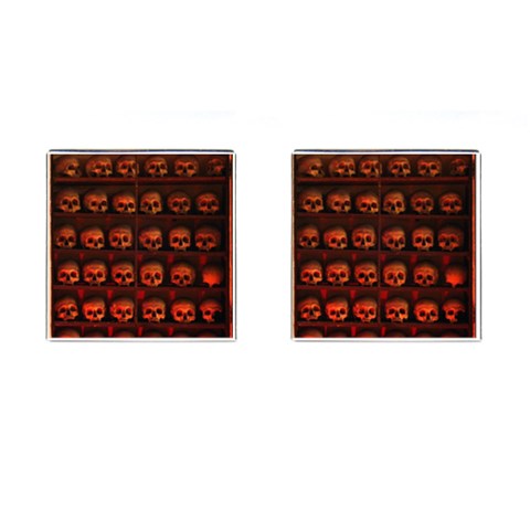 skulls  Cufflinks (Square) from ArtsNow.com Front(Pair)