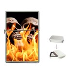 skulls and flames Flip Top Lighter