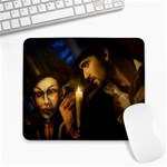 steampunk guy Large Mousepad