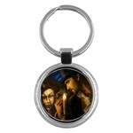 steampunk guy Key Chain (Round)