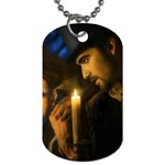 steampunk guy Dog Tag (One Side)