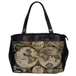 world-map1689 Oversize Office Handbag (One Side)