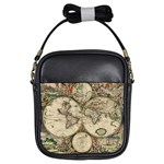 world-map1689 Girls Sling Bag