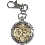 world-map1689 Key Chain Watch