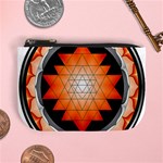 Orange_Sri_Yantra Mini Coin Purse