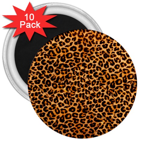 Leopard 3  Magnet (10 pack) from ArtsNow.com Front